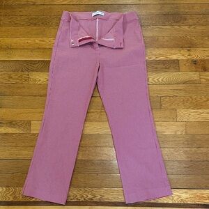 Mango Red and White Gingham Pants